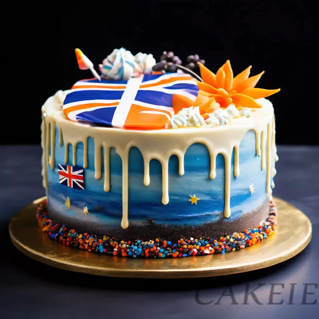 India to New Zealand Cake